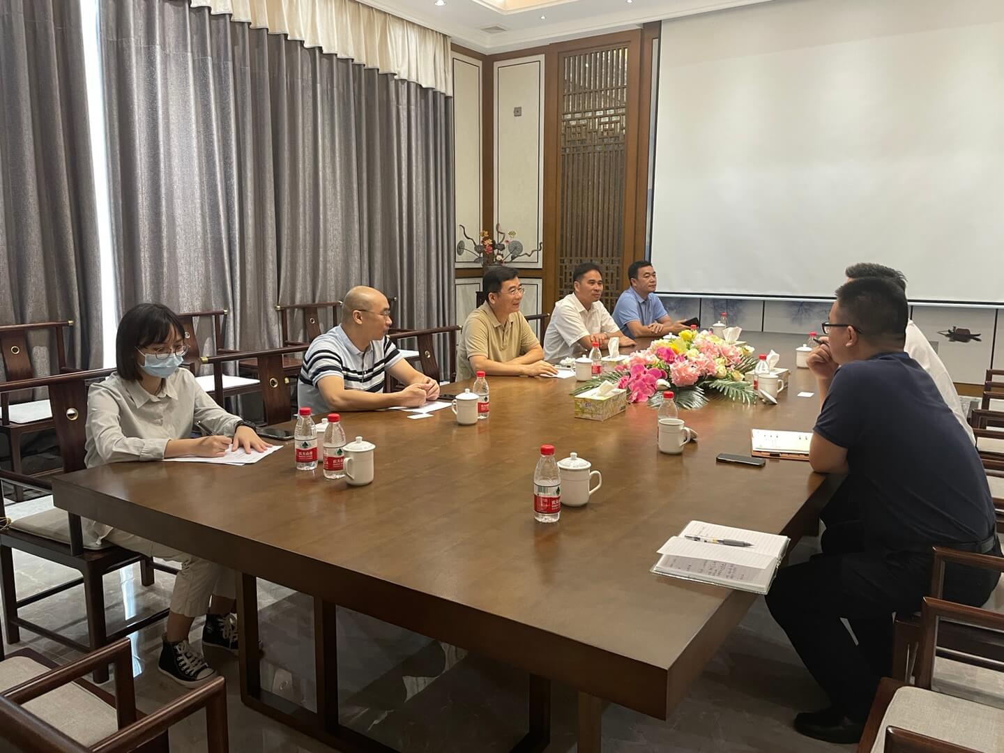 三水區人大常委會副主任蔡明忠一行蒞臨肯富來